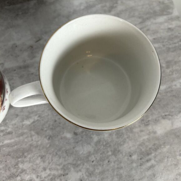 Gibson Everyday China Sweet Magnolia‎ Pattern Cup Mug Set Of 4 - Picture 13 of 16